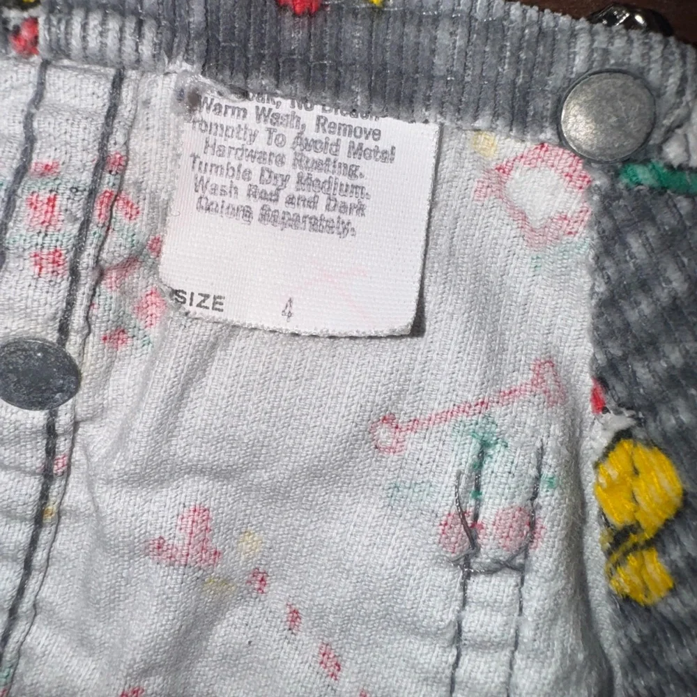Osh Kosh B’Gosh Vintage Denim Train Overalls Size 4